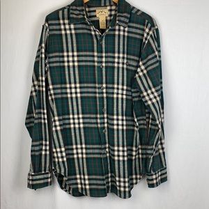 Blue Mountain Men’s Flannel Button Down Plaid